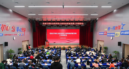参加“党建引领社会组织助力深圳高质量发展工作推进会”